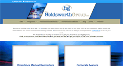 Desktop Screenshot of holdsworth.com