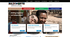 Desktop Screenshot of holdsworth.org.au